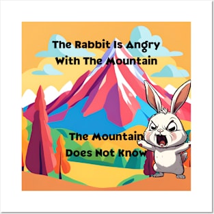 The Rabbit is Angry With The Mountain, The Mountain Does Not Know - Anime Posters and Art